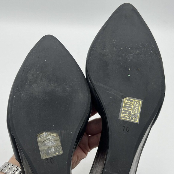 Jeffrey Campbell Tatum Wedge Heel Leather Ankle Strap Shoe - Picture 8 of 12